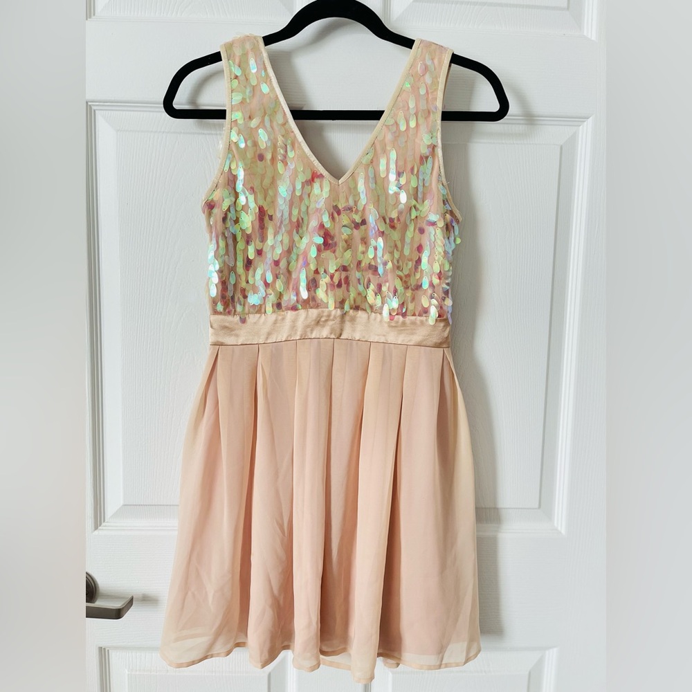 🔥Summer Sale🔥 As U Wish Pink Sequin Formal Dress for Kids